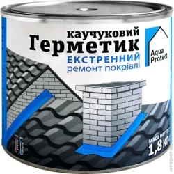 Aqua Protect Герметик каучуковый для экстренного ремонта кровли 1,8 кг
