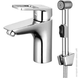 Смеситель для умывальника Aqua Rodos Umbra 90363-3 с гигиеническим душем CB0000133 (АР000040908)