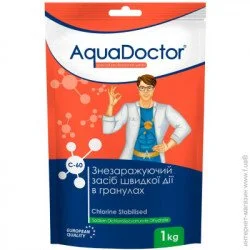 Aquadoctor Дезинфицирующее средство Хлор в гранулах 1 кг C-60 (4820213600042)