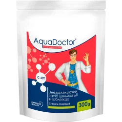 Засіб Aquadoctor Таблетки для тривалої дезінфекції води в басейні 300 г C-60T (23736)