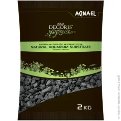 Грунт Aquael базальтовый черный 2-4 мм 2 кг 114040