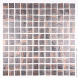 Aquamo Мозаика Metallic Bronze 31,7x31,7 см