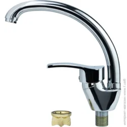 Змішувач для мийки Змішувач для мийки Aquatica ML-4B141C 40mm вухо на гайці (9746110)