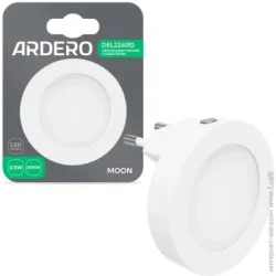 Ardero Ночник с сенсором 0,5 Вт белый DEL22ARD