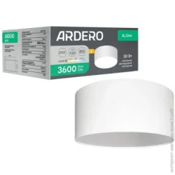 Ardero Светильник светодиодный 4000 К белый матовый AL544 30 w