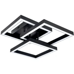 Ardero Люстра світлодіодна 3xLED-модуль чорний AL6493ARD
