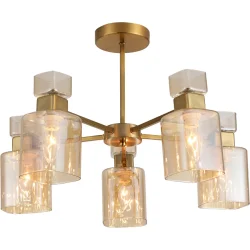 Ardero Люстра підвісна OLIVIA 5xE14 античне золото BL1150-2