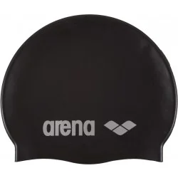 Шапочка для плавания Шапочка для плавания Arena Classic Silicone, black/silver (91662-55)