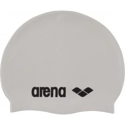 Шапочка для плавания Шапочка для плавания Arena Classic Silicone, white/black (91662-15)