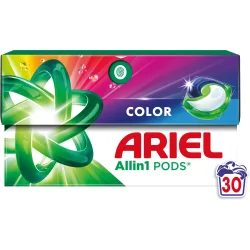 Капсулы для стирки для цветных вещей Ariel Капсулы для машинной стирки Все-в-1 Для цветного 30 шт.