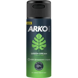 Дезодорант для мужчин Arko Green Dream спрей 150 мл (8690506549596)