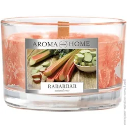 Aroma Home Свеча ароматическая из натурального воска Ревень