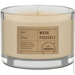 Aroma Home Свеча ароматическая из натурального воска Мед