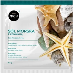 Саше Aroma Home Ароматичне саші Морська сіль з конвалією Basic білий