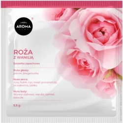 Aroma Home Ароматичне саше Троянда з ваніллю Basic білий