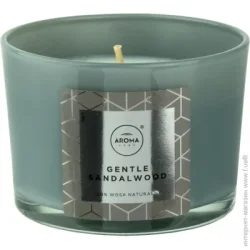 Aroma Home Свеча ароматическая из натурального воска Gentle Sandalwood