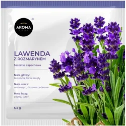 Aroma Home Ароматичне саше Лаванда з розмарином Xmass Cellulose червоний