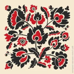 Art Craft Картина по номерам "Цветочный орнамент" 13044-AC 30х30 см