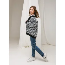 Art Knit Кардиган для дівчинки Лапки р.116122 чорний
