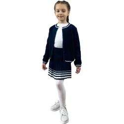 Art Knit Кофта для дівчинки Герда синя р.116-122 синій