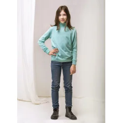Водолазка Art Knit Гольф для дівчинки р.158 м'ятний