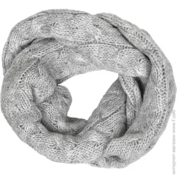 Art Knit Снуд р.17х100 см сірий