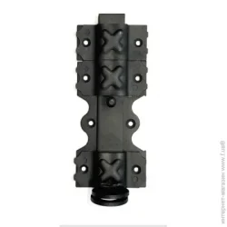 Aspect Засов гаражный СУ1 145x80 мм 90016434 черный