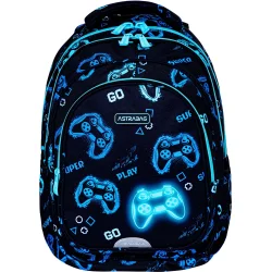 Рюкзак шкільний Astrabag Рюкзак AB300 GO PLAYING для хлопчиків , підлітковий