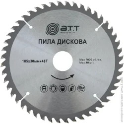 Відрізний диск A.T.T. Пиляльний диск 185x30x1.7 Z48