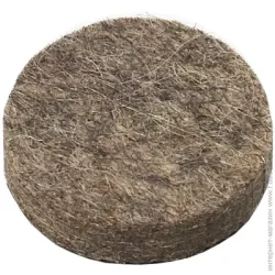 Войлочные насадки, круг полировальный 50 мм для металл, пластик, стекло A.T.T. Круг полировальный войлочный на липучке d50мм 6396017