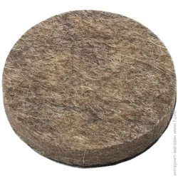 Войлочные насадки, круг полировальный 70 мм для металл, пластик, стекло A.T.T. Круг полировальный войлочный на липучке d70мм 6396018