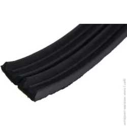A.T.T. Уплотнитель самоклеящийся E-образный ППЭ 9х4 мм двойной черный