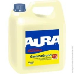 Ґрунтівка Грунтовка глибокопроникаюча Aura Koncenntrat GammaGrund 10 л