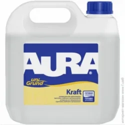 Aura Грунтовка глубокопроникающая UniGrund Kraft 5 л