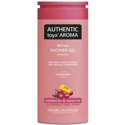 Authentic Toya Aroma Гель для душа Клюква и нектарин 400 мл