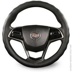Оплетка на руль Auto Assistance Чехол на руль 11NR1108-P M черный
