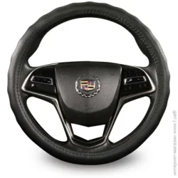 Оплетка на руль Auto Assistance Чехол на руль 11NR3137-P L черный
