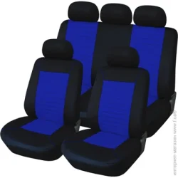 Чохли Auto Assistance Комплект чохлів на сидіння універсал АА1800-2 чорний з синім
