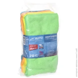 Суха серветка мікрофібра Auto Assistance Набір серветок 20 шт.