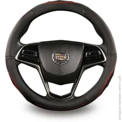 Оплетка на руль Auto Assistance Чехол на руль GL2207 L (39-41 см) черный