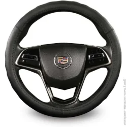 Оплетка на руль Auto Assistance Чехол на руль NR1518-L M черный