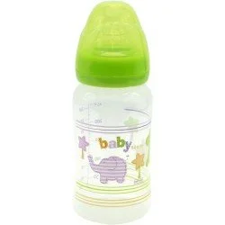 Бутылочка для кормления Baby Team 1002 250мл, зеленый