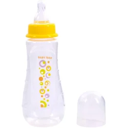 Baby Team Бутылочка для кормления с силиконовой соской 1420, 275 мл