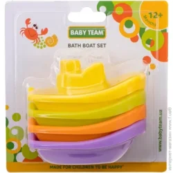Baby Team Игрушка для купания «Яркие лодочки» (без кода)