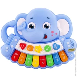 Интерактивная игрушка Baby Team Игрушка музыкальная Пианино Слоник 8630