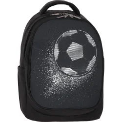 Рюкзак школьный Bagland Рюкзак школьный Black Ball 23 л 56566 для мальчиков , подростковый