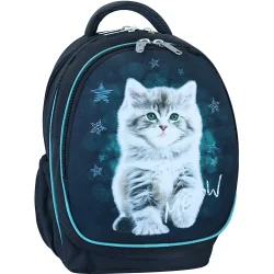 Рюкзак школьный Bagland Рюкзак Butterfly meow черный 23 л 565/1376