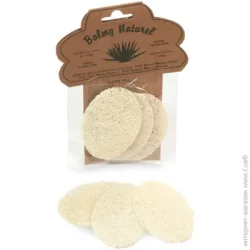 Balmy Naturel Спонж для очищения лица для пилинга из люфы 11400