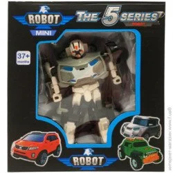 Фигурка Bambi Трансформер транспорт TOBOT W339 Серо-Белый (W339-1)