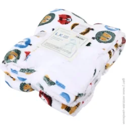 Bambinelli Плед плюшевый Лев 100х130 см желтый микроволокно